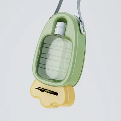 Zoomtopia Bouteille d'eau et sac à crottes 2 en 1