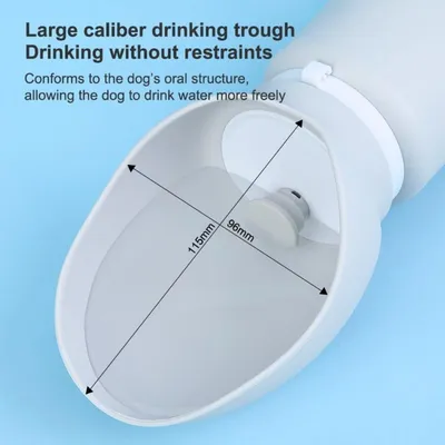 Zoomtopia Botella de agua para perros