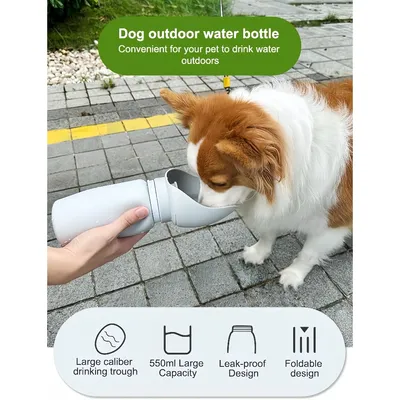 Zoomtopia Botella de agua para perros