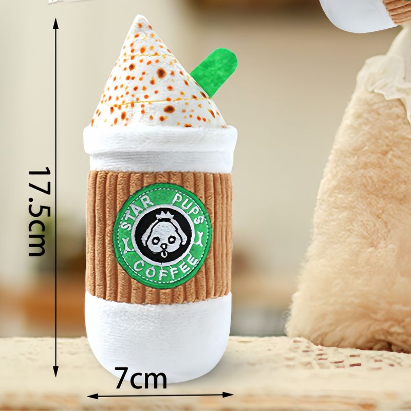 Zoomtopia Jouet tasse à café pour chien
