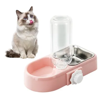 Pawzy Comedero doble para jaula de mascotas