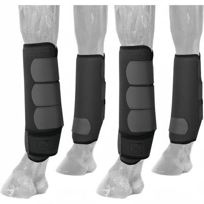 ZooVenture Bottes de protection pour cheval lot de 4