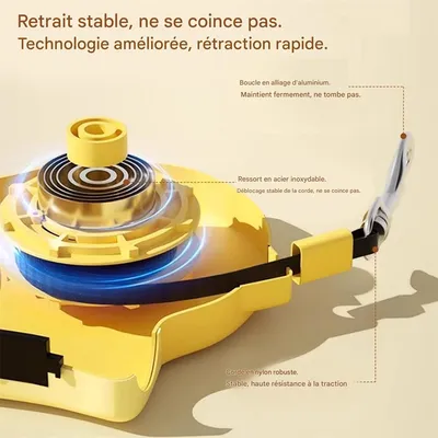 Rocky Laisse rétractable pour chien