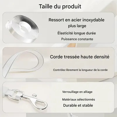 Rocky Laisse rétractable pour chiens