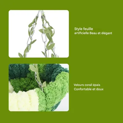 ZooVenture Nid en molleton de corail pour oiseaux