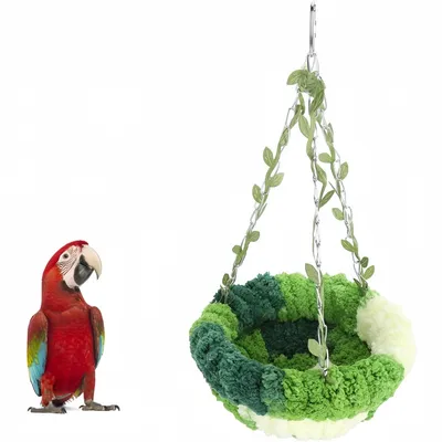 ZooVenture Nid en molleton de corail pour oiseaux