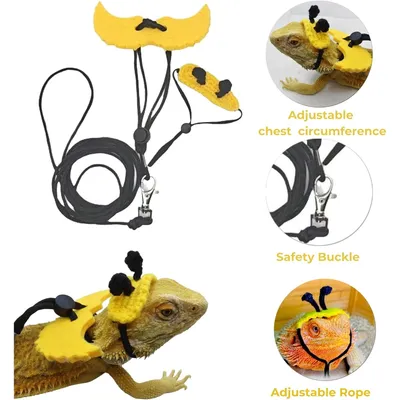 Zoomtopia Laisse pour reptile compacte et pratique