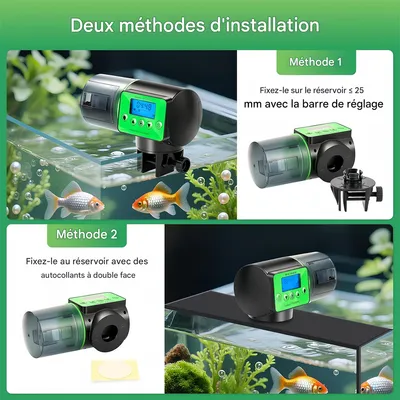 Rocky Distributeur automatique d'aliments pour aquarium