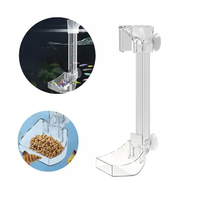 Rocky Distributeur d'aliments en acrylique pour aquarium