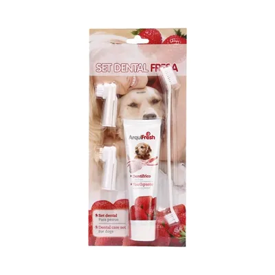 Zoomtopia Coffret d'hygiène bucco - dentaire pour chien et chat