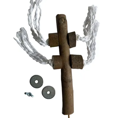 Rocky Perchoir en bois naturel pour oiseaux