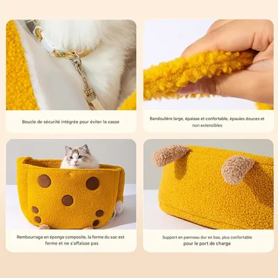 Rocky Sac de transport pour animaux Girafe