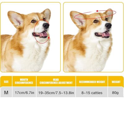 Zoomtopia Muselière en silicone pour chien