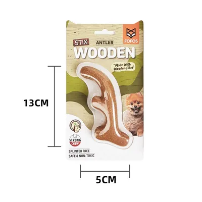 Zoomtopia Jouet à mâcher pour chien en nylon et bois