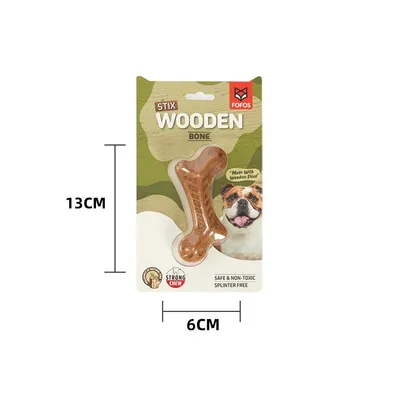 Zoomtopia Jouet à mâcher pour chien en nylon et bois