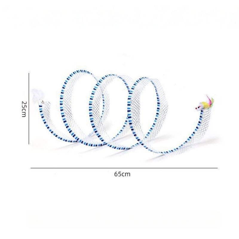Zoomtopia Tunnel d'intérieur pliable en forme de S pour petits animaux