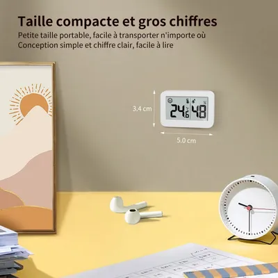 ZooVenture Mini hygromètre - thermomètre pour reptiles ZooVenture Mini hygromètre - thermomètre pour reptiles