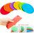 Rocky Paws Dog Frisbee - Chew-Resistant Floating Toy (orang）