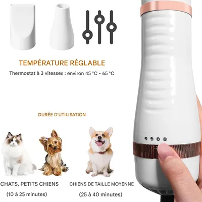 Rocky Séche - cheveux pour animaux de compagnie