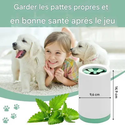 Zoomtopia Nettoyeur de pattes pour chien