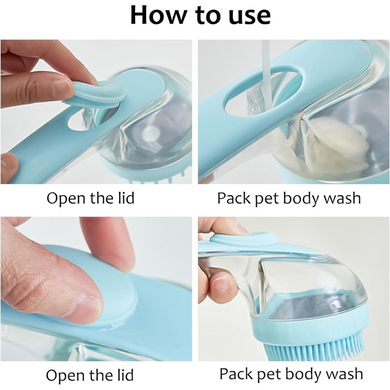 Zoomtopia Brosse spa multifonction pour animaux