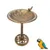 Rocky Baignoire pour oiseaux avec fontaine solaire