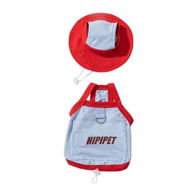 Rocky Gilet et chapeau de soleil pour animal Rocky Gilet et chapeau de soleil pour animal