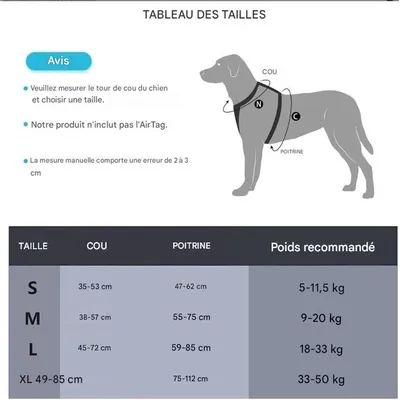 Rocky Harnais pour chien