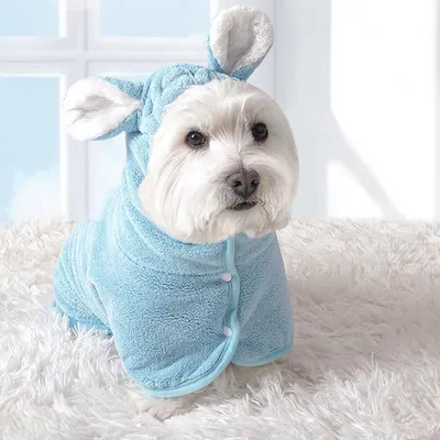 Zoomtopia Peignoir de bain pour chien et chat