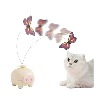 Rocky Jouet de papillon rotatif pour chat Rocky Jouet de papillon rotatif pour chat