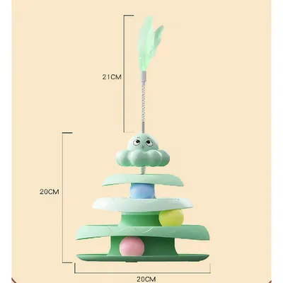 Zoomtopia Jouet de piste pour chat