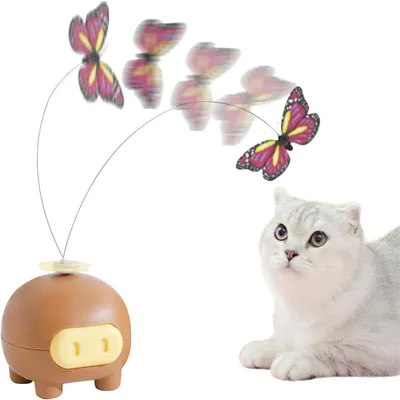 Rocky Jouet de papillon rotatif pour chat