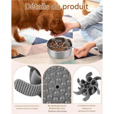 Rocky Accessoire d'alimentation lent pour chiot
