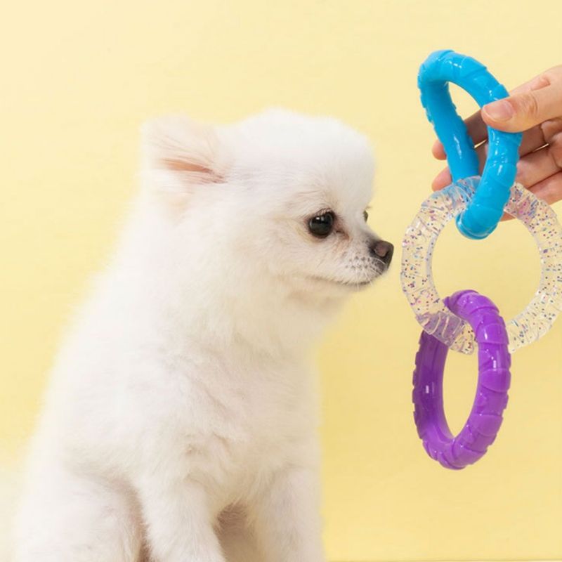 Zoomtopia Anneau à mâcher 3-en-1 pour chiens