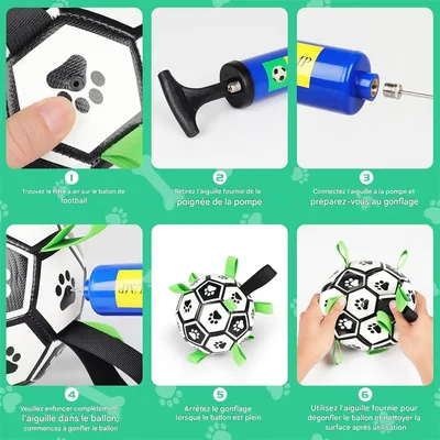 Pawzy Balle de football pour chien