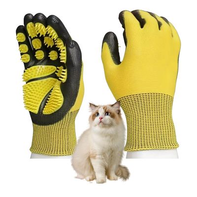 Rocky Gants pour toilettage et brossage de chats et chiens