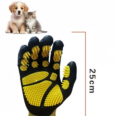Rocky Gants pour toilettage et brossage de chats et chiens