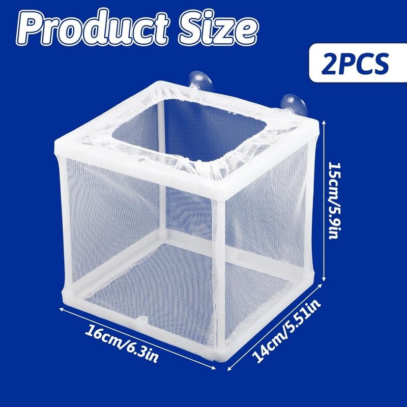 ZooVenture Boîtes d'incubateur en maille pour aquarium