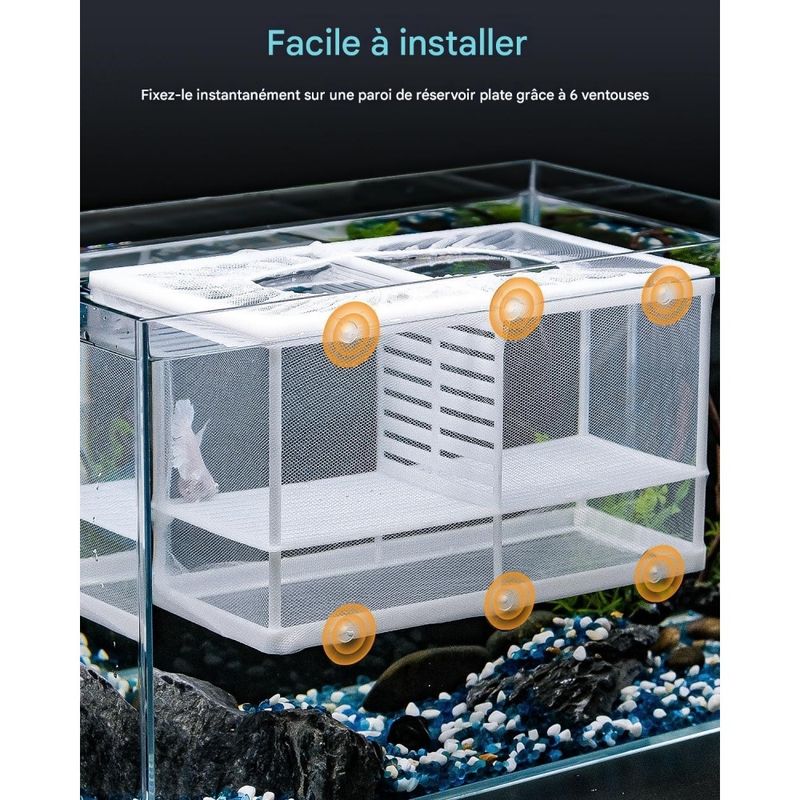ZooVenture Boîte d'élevage en filet pour aquarium