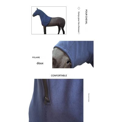 ZooVenture Capuchon pour tête de cheval tout enveloppant