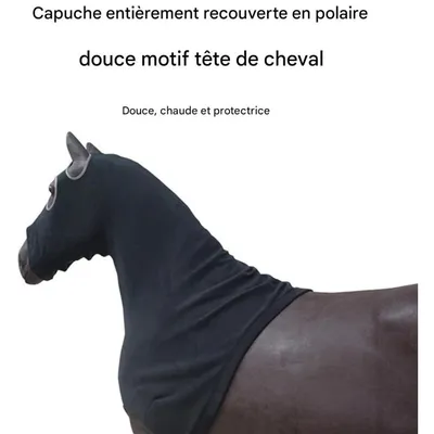 ZooVenture Capuchon pour tête de cheval tout enveloppant