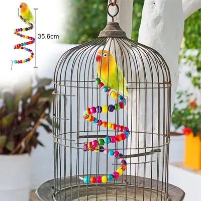 Rocky Ensemble de 7 jouets pour perroquet