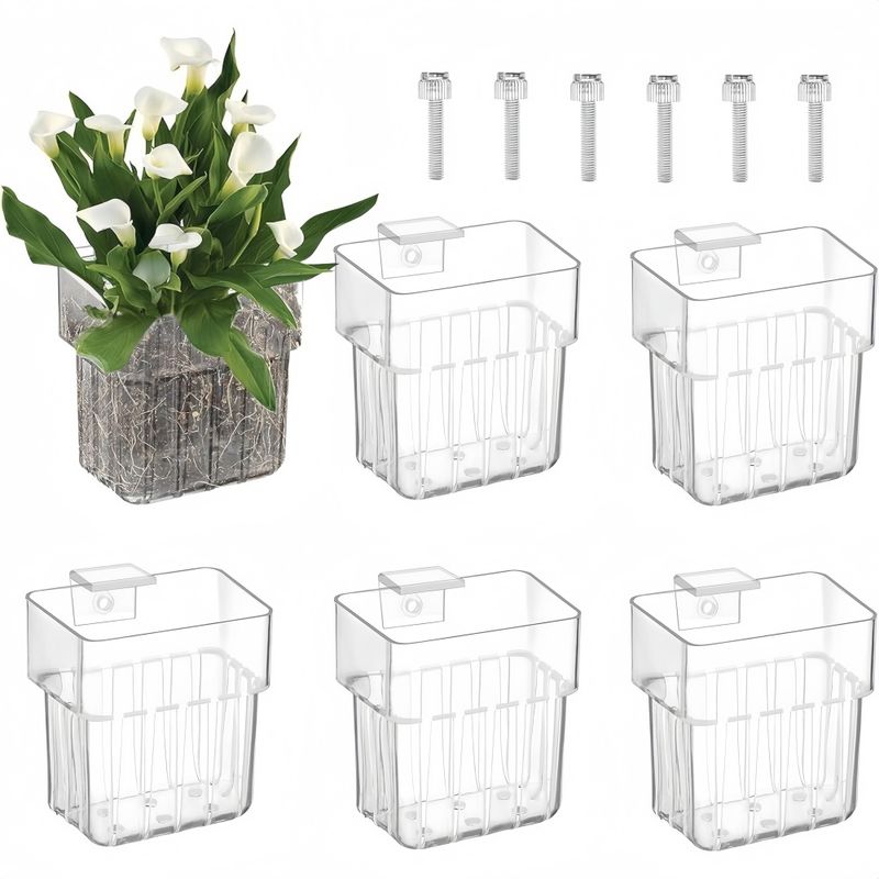 ZooVenture Supports à plantes acrylique pour aquarium