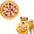 Zoomtopia Jouet pizza pour chien