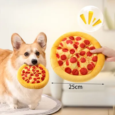 Zoomtopia Jouet pizza pour chien