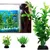 Rocky 10 pieces artificial aquarium plant set