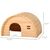 Rocky Paws  Niche en bois naturel à grignoter pour hamster, petite taille