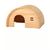 Rocky Paws  Niche en bois naturel à grignoter pour hamster, petite taille