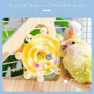 ZooVenture Columpio de madera con forma de pájaro