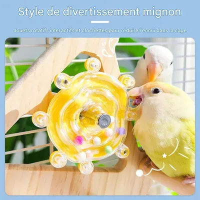 ZooVenture Jouet balançoire en bois pour oiseaux